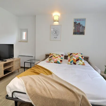 Apartment Le Verd'oyant - Calme Et Parking - Proche Centre - Mon Groom Troyes